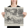 The Death of Ophelia - Eugène Delacroix - 1843 - Photo Paper Poster Museum quality 7798885