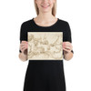 Design for a Frieze with Grotesques - Andrés de Melgar - ca. 1545–60 - Photo Paper Poster Museum quality 7798288