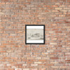 A Port near Venice: Chioggia (?) - Giacomo Guardi - 1764–1835 - Matte Paper Framed Poster Museum quality 7795691