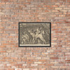 Two satyrs placing Silenus on a braying mule and a third satyr at left - Anonymous, Italian, 16th to early 17th century - ca. 1515–1600 - Matte Paper Framed Poster Museum quality 7795374