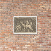 Two satyrs placing Silenus on a braying mule and a third satyr at left - Anonymous, Italian, 16th to early 17th century - ca. 1515–1600 - Matte Paper Framed Poster Museum quality 7795374