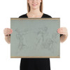 Putti Supporting a Garland - François Le Moyne - early 18th century - Photo Paper Poster Museum quality 7798148