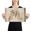 Mother and Child - Francesco Allegrini - 1624–63 - Paper Poster Museum quality 7797233