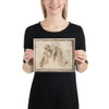 Mother and Child - Francesco Allegrini - 1624–63 - Paper Poster Museum quality 7797233