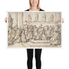 Assassination of Julius Caesar - Vincenzo Camuccini - 1793–96 - Matte Paper Framed Poster Museum quality 7796841