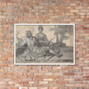 Tête à Tête - Claude Simpol - 1716 - Matte Paper Framed Poster Museum quality 7798479