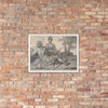 Tête à Tête - Claude Simpol - 1716 - Matte Paper Framed Poster Museum quality 7798479
