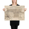 Design for a Carriage - Anonymous, Italian, first half of the 18th century - 18th century - Photo Paper Poster Museum quality 7797544