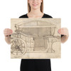 Design for a Carriage - Anonymous, Italian, first half of the 18th century - 18th century - Photo Paper Poster Museum quality 7797544