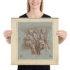 Design for a Pendentive:  Youthful Musicians with Wind Instruments and a Drum - Pomponio Amalteo - 1505–88 - Photo Paper Poster Museum quality 7797175