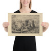 Gobbling a Meal - Charles-François Daubigny - 1861 - Photo Paper Poster Museum quality 7799455