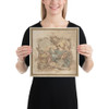 Vignette with an Allegorical Figure of Astronomy - Mauro Gandolfi - ca. 1798 - Photo Paper Poster Museum quality 7796026