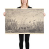 Ducks in the Marshes - Charles-François Daubigny - [1862], reprinted 1921 - Photo Paper Poster Museum quality 7799416