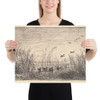 Ducks in the Marshes - Charles-François Daubigny - [1862], reprinted 1921 - Photo Paper Poster Museum quality 7799416