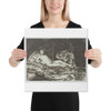 Olympia (large plate) - Edouard Manet - January–May 1867 - Canvas Museum quality 7798323