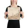 Lagoon Capriccio with a Tower - Francesco Guardi - 1712–93 - Photo Paper Poster Museum quality 7795741