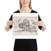 The Board of Censors Moves Out - Eugène Delacroix - 1822 - Photo Paper Poster Museum quality 7798956