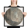 Architectural fantasy - Jean Henri Alexandre Pernet - late 18th century - Matte Paper Framed Poster Museum quality 7796971