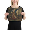 Sphinx in a Grotto (Poet, King and Warrior) - Gustave Moreau - 1887–1888 - Photo Paper Poster Museum quality 7797971