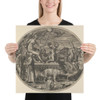 Lust, from the 'Seven Deadly Sins' - Léon Davent - ca. 1550–55 - Photo Paper Poster Museum quality 7798200
