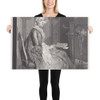 The Moment of Meditation - Louis Surugue - 1747 - Photo Paper Poster Museum quality 7797609
