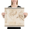 Figures - Francesco Allegrini - 1624–63 - Paper Poster Museum quality 7797287