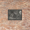 Lion of the Atlas Mountains - Eugène Delacroix - 1829–30 - Matte Paper Framed Poster Museum quality 7799234