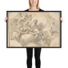 Allegorical Figure of Study - Francesco Solimena - 1657–1747 - Matte Paper Framed Poster Museum quality 7795368
