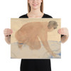 Nude figure on hands and knees - Auguste Rodin - 1900–1910 - Paper Poster Museum quality 7798555