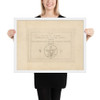 The Iliad and Odyssey of Homer, Engraved From the Compositions of John Flaxman, Sculptor, Rome - John Flaxman - 1793 - Matte Paper Framed Poster Museum quality 7798904