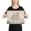 Soldier Mounting a Horse - Théodore Gericault - 1808 (?) - Paper Poster Museum quality 7799133