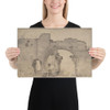 Study of Ruins - Filippo Napoletano (Filippo Angeli) - 1548–1608 - Paper Poster Museum quality 7796171