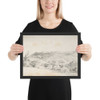 Farm Buildings with Water Mill - Jean Honoré Fragonard - n.d. - Matte Paper Framed Poster Museum quality 7796879
