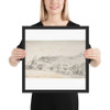 Farm Buildings with Water Mill - Jean Honoré Fragonard - n.d. - Matte Paper Framed Poster Museum quality 7796879