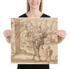 Aeneas Carrying Anchises in the Burning of Troy - Francesco Allegrini - 1624–63 - Photo Paper Poster Museum quality 7797460