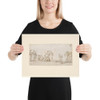 Groups of Men Talking - Stefano della Bella - 1610–64 - Photo Paper Poster Museum quality 7797057