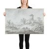 Landscape - Jean Pillement - 1792 - Paper Poster Museum quality 7795151