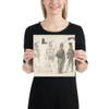 Uniforms of the civil guard in Courtray, Belgium - Auguste Raffet - 1832 - Photo Paper Poster Museum quality 7798654