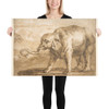 Elephant in a Landscape - Giovanni Domenico Tiepolo - 1727–1804 - Paper Poster Museum quality 7794984