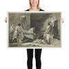 Les funérailles de Miltiade - Pierre Peyron - n.d. - Matte Paper Framed Poster Museum quality 7796928