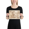 Landscape with Figures: The Silver Age - Francesco Allegrini - 1624–63 - Paper Poster Museum quality 7797463
