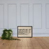 Greenwich Hospital (recto); Study of a Building (verso) - David Cox - ca. 1831 - Matte Paper Framed Poster Museum quality 7795919