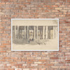 Greenwich Hospital (recto); Study of a Building (verso) - David Cox - ca. 1831 - Matte Paper Framed Poster Museum quality 7795919