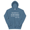 The secret of getting ahead is getting started. - Mark Twain - Unisex Hooded Sweatshirt Motivational quotes 7800313