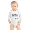 The secret of getting ahead is getting started. - Mark Twain - Infant Long Sleeve Baby Rib Bodysuit Motivational quotes 7800328