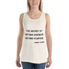 The secret of getting ahead is getting started. - Mark Twain - Unisex Jersey Tank Motivational quotes 7800343