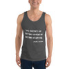 The secret of getting ahead is getting started. - Mark Twain - Unisex Jersey Tank Motivational quotes 7800343