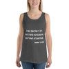 The secret of getting ahead is getting started. - Mark Twain - Unisex Jersey Tank Motivational quotes 7800343