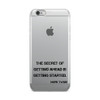 The secret of getting ahead is getting started. - Mark Twain - iPhone Case Motivational quotes 7800340
