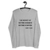 The secret of getting ahead is getting started. - Mark Twain - Unisex Long Sleeve Shirt Motivational quotes 7800385